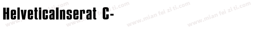 HelveticaInserat C字体转换